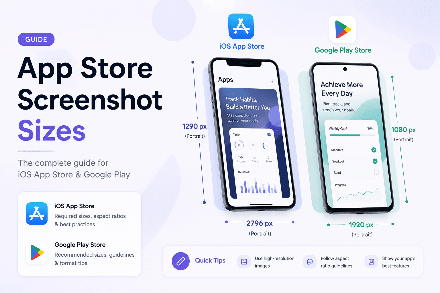 App Store Screenshot Sizes: Complete Guide for iOS and Google Play